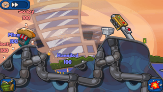 … but I jump into a mine instead.